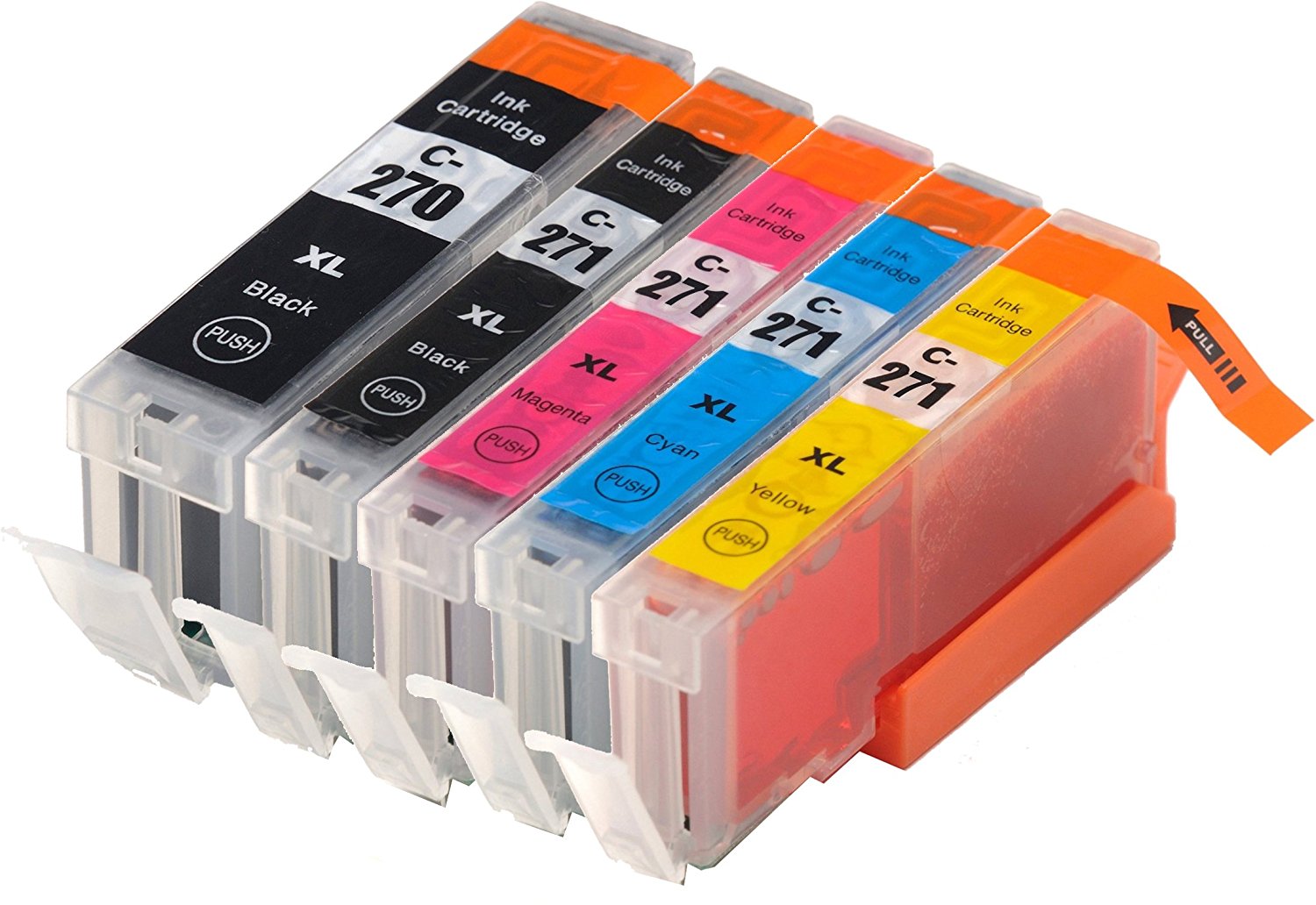 5 Ink Cartridge Compatible Canon PGI-270XL CLI-271XL