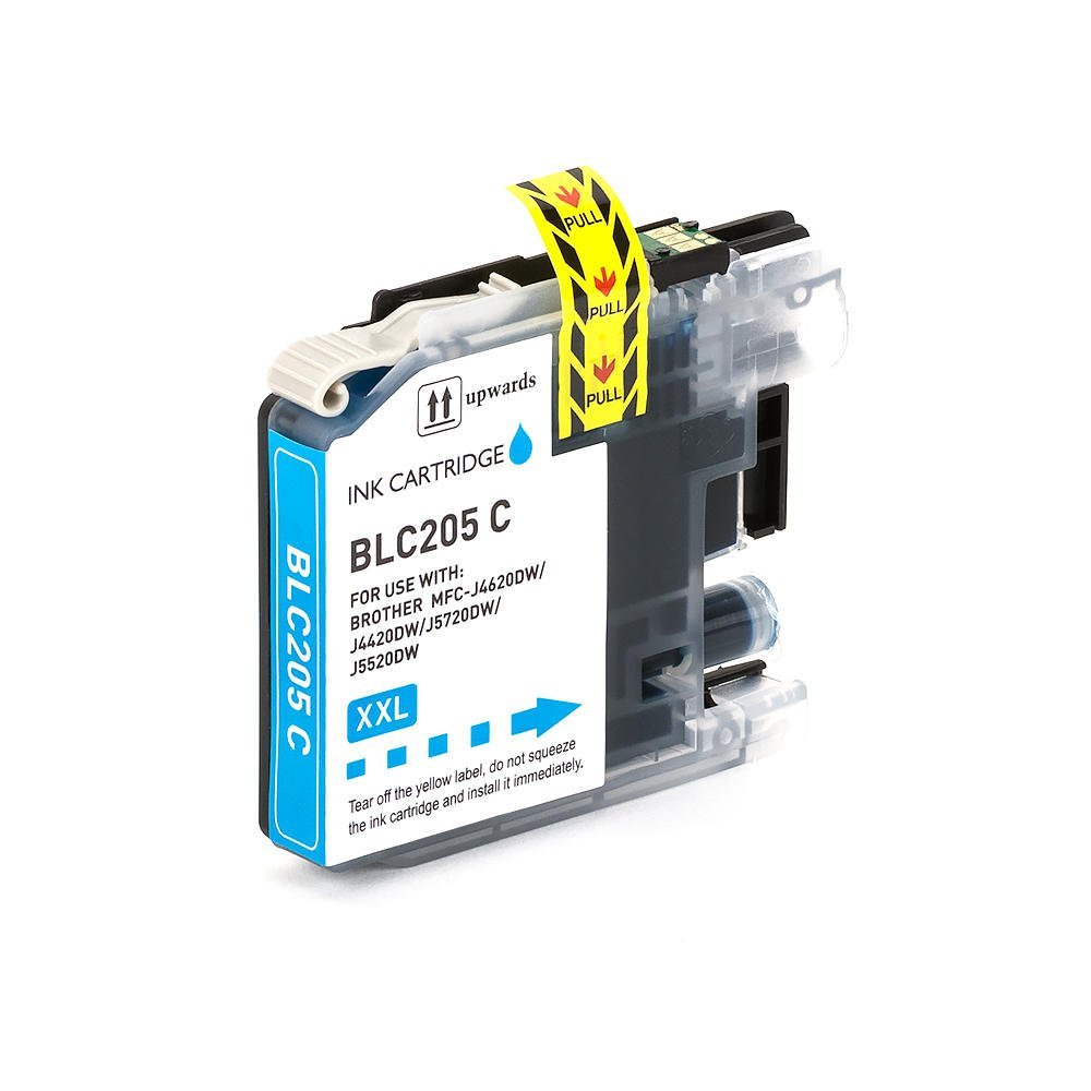 Ink Cartridge Compatible Brother LC-205 XXL (LC205) Cyan