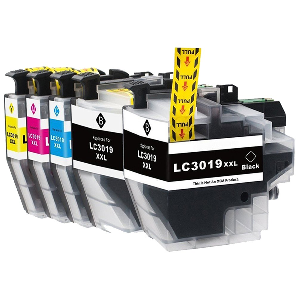 5 Ink Cartridge Compatible Brother LC3019XXL (LC3019BK LC3019C LC3019M LC3019Y) CMYK