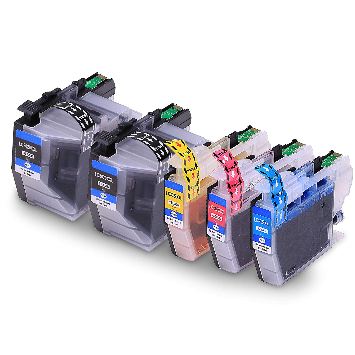 5 Cartouche d'encre Compatible Brother LC3029XXL (LC3029BK LC3029C LC3029M LC3029Y) CMYK