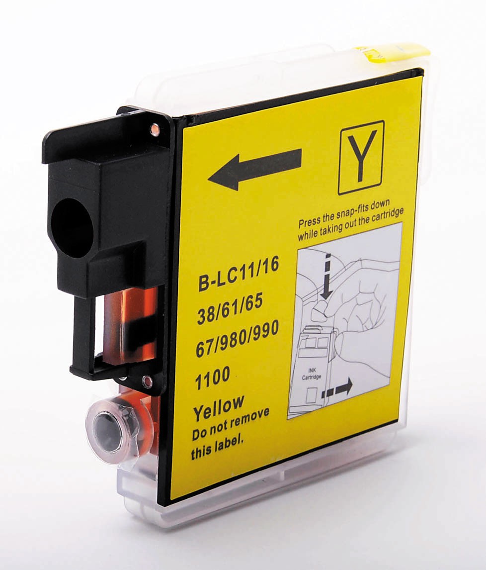 Ink Cartridge Compatible Brother LC-61 LC-65 XL (LC61 LC65) Yellow