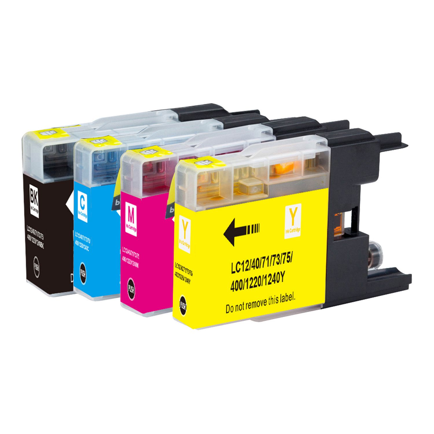 4 Ink Cartridge Compatible Brother LC-75 XL (LC75) CMYK