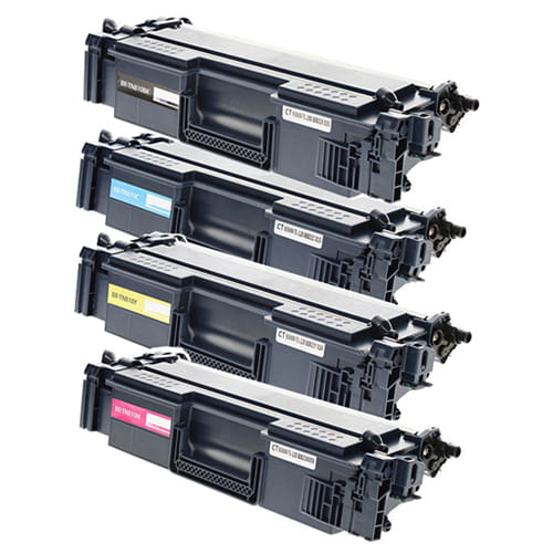 4 Toner Cartridge Compatible Brother TN-810BK TN-810C TN-810M TN-810Y (TN810BK TN810C TN810M TN810Y) CMYK