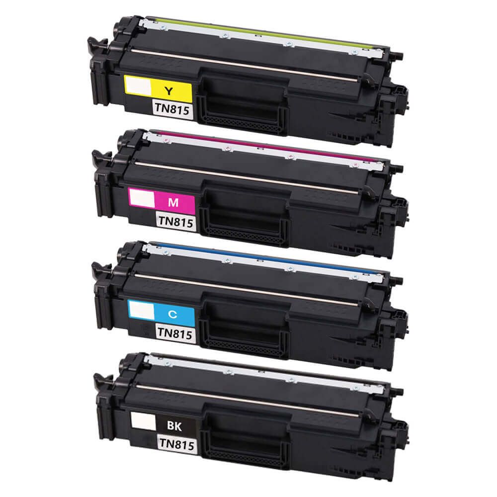 4 Toner Cartridge Compatible Brother TN-815BK TN-815C TN-815M TN-815Y (TN815BK TN815C TN815M TN815Y) CMYK
