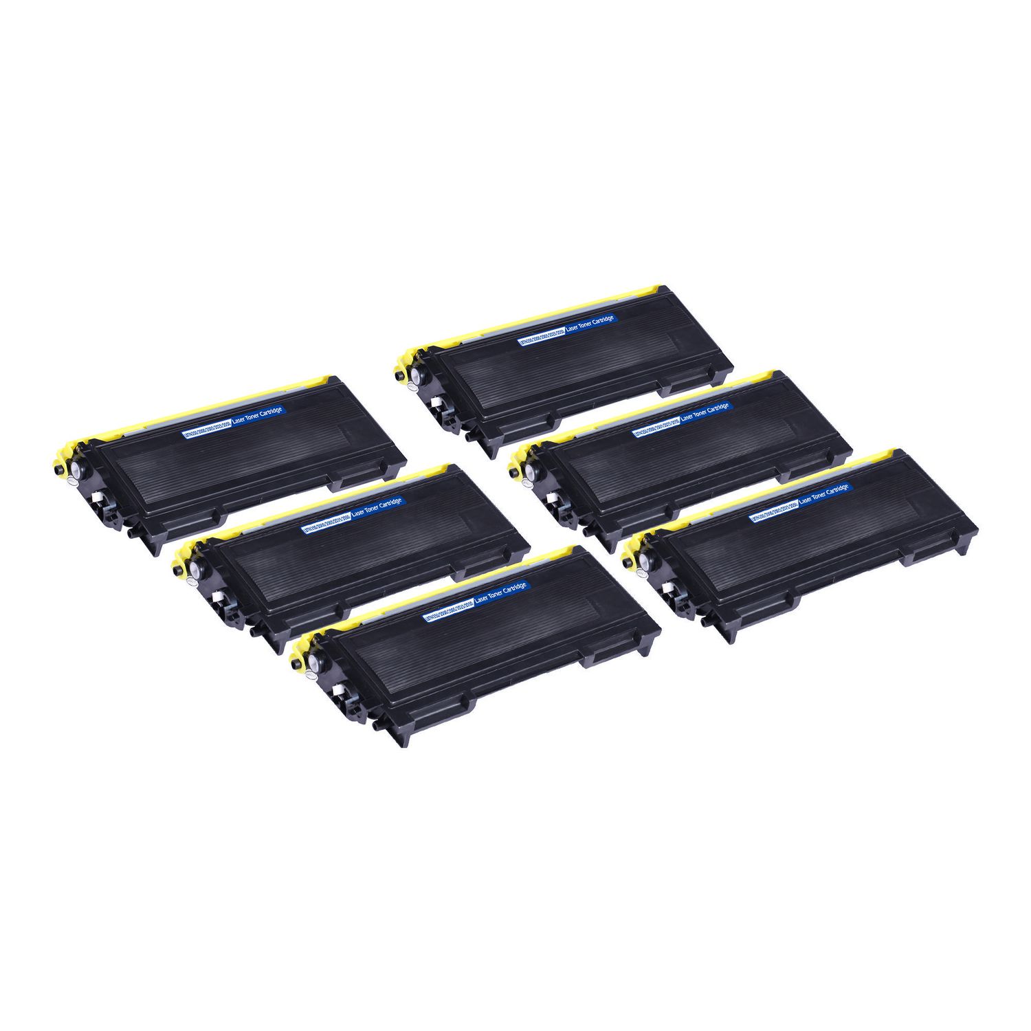 6 Toner Cartridge Compatible Brother TN-350 (TN350) Black