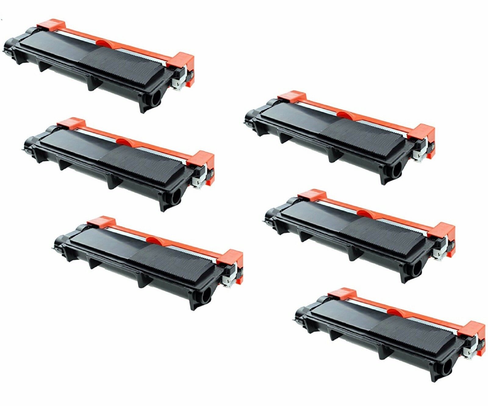6 Toner Cartridge Compatible Brother TN660 (TN-660) Black