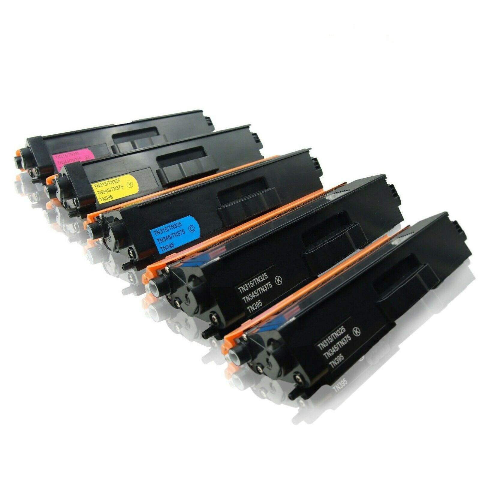 5 Toner Cartridge Compatible Brother TN315BK TN315C TN315N TN315Y (TN-315BK TN-315C TN-315M TN-315Y) CMYK