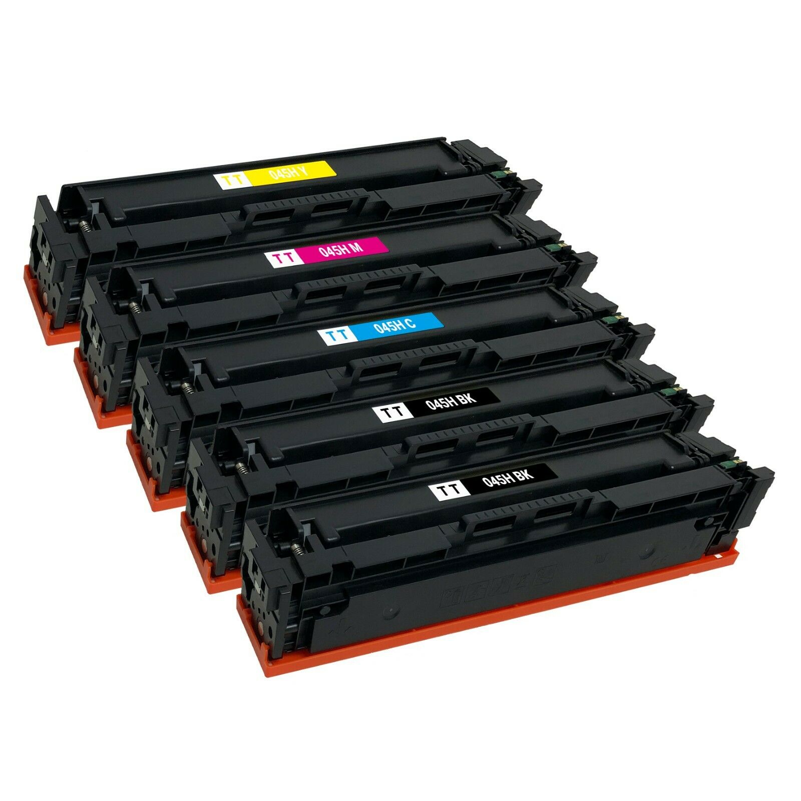 5 Cartouche Laser Compatible Canon 045H (1246C001 1243C001 1244C001 1245C001) CMYK