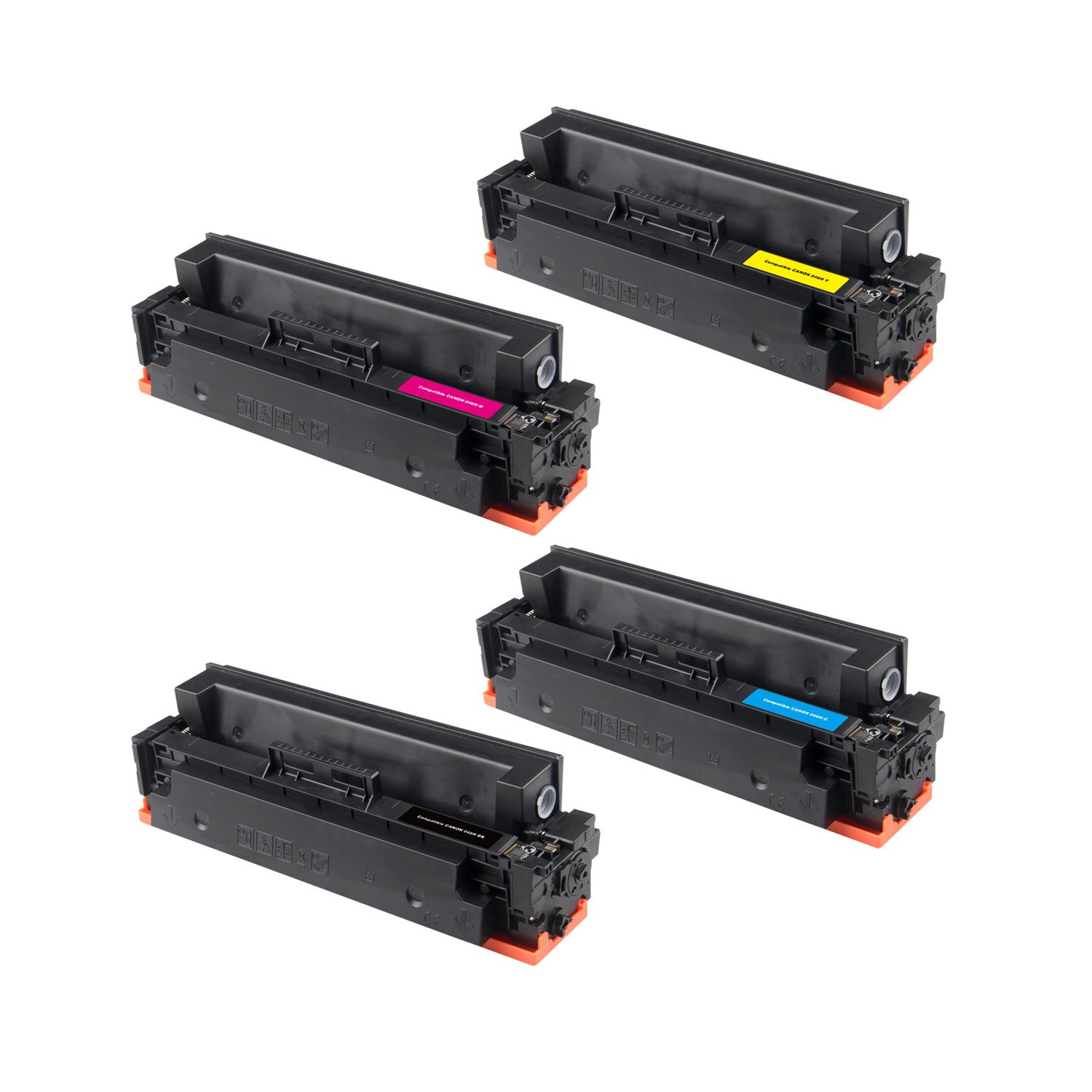 4 Toner Cartridge Compatible Canon 046H (1254C001 1253C001 1252C001 1251C001) CMYK