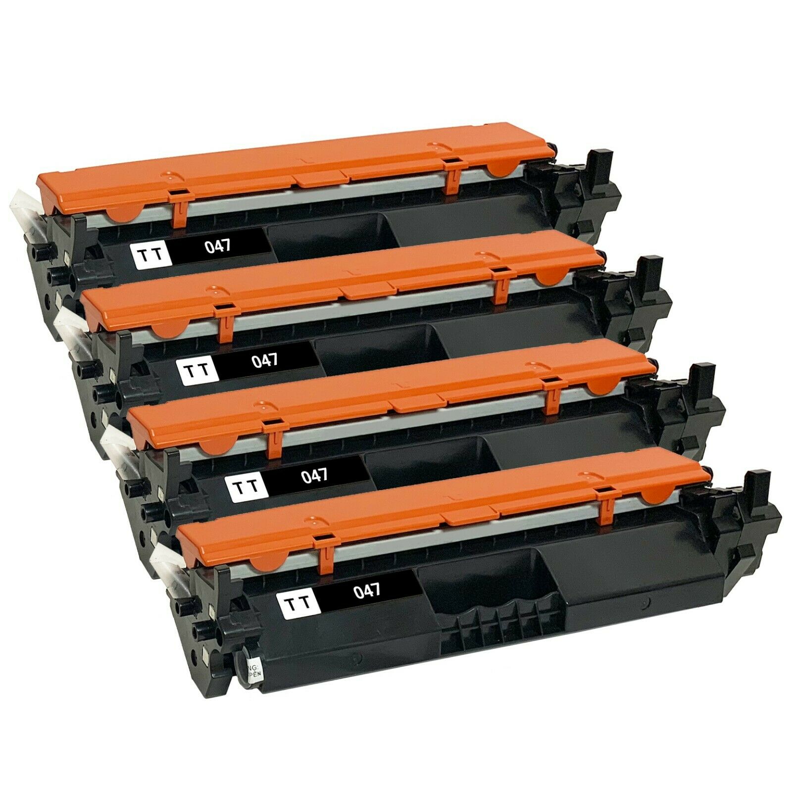4 Toner Cartridge Compatible Canon 047 (2164C001AA) With Chip Black