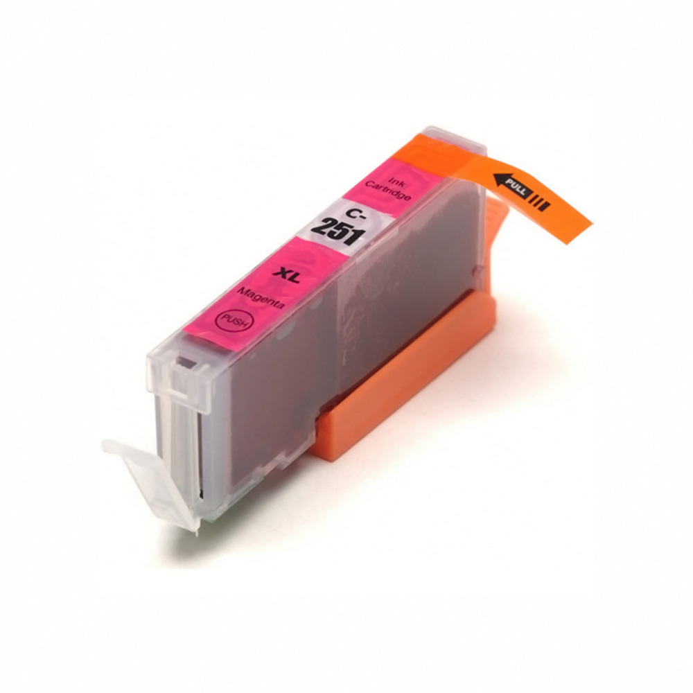 Ink Cartridge Compatible Canon CLI-251XL High Yield 6450B001 Magenta