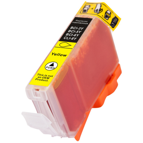 Cartouche d'encre Compatible Canon (0623B002) CLI-8Y Jaune