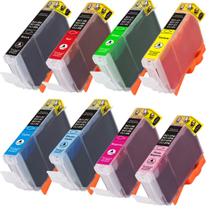 8 Cartouche d'encre Compatible Canon (CLI8)  CLI-8 CLI-8BK CLI-8C CLI-8M CLI-8Y CLI-8PC CLI-8PM CLI-8G CLI-8R