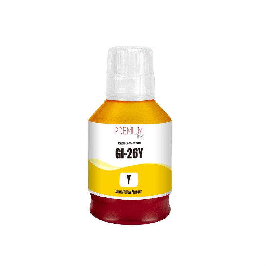 Ink Bottle Compatible Canon GI-26Y (4423C001) Yellow
