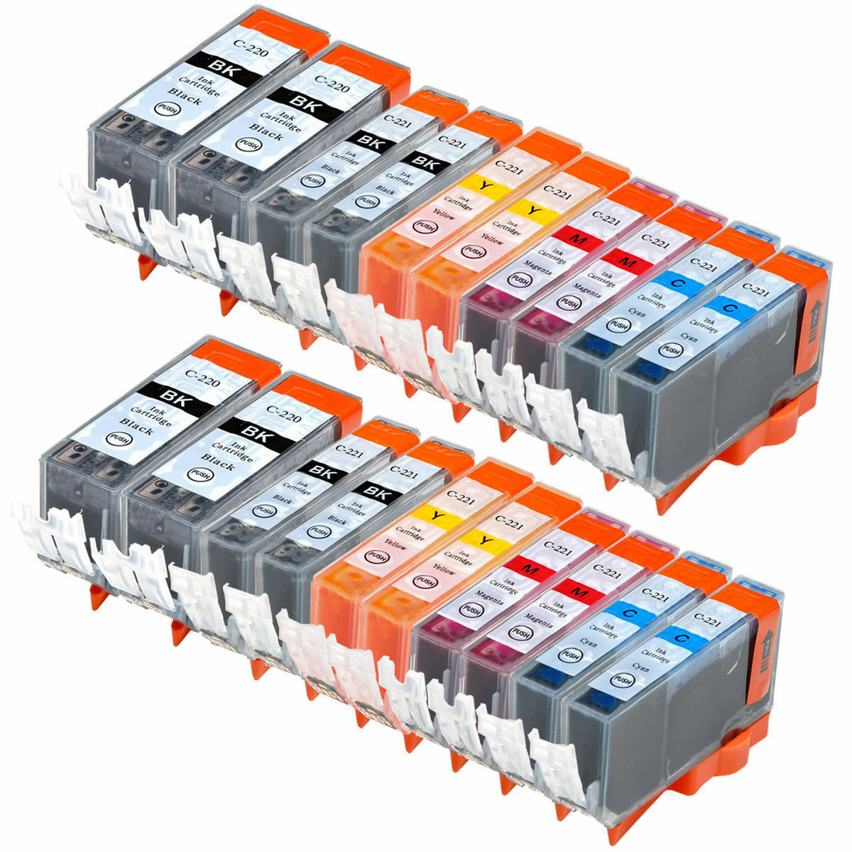 20 Ink Cartridge Compatible Canon PGI-220 CLI-221