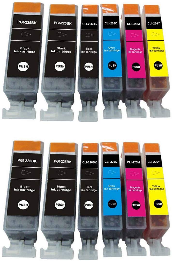 12 Ink Cartridge Compatible Canon PGI-225 CLI-226