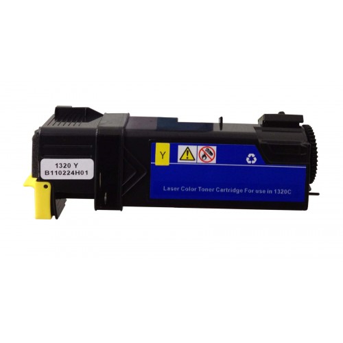 Toner Cartridge Compatible Dell 1320c 310-9062 PN124 (KU054) Yellow