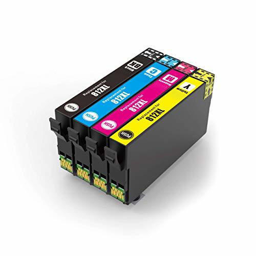 4 Ink Cartridge Compatible Epson T812XL (T812XL120 T812XL220 T812XL320 T812XL420) CMYK