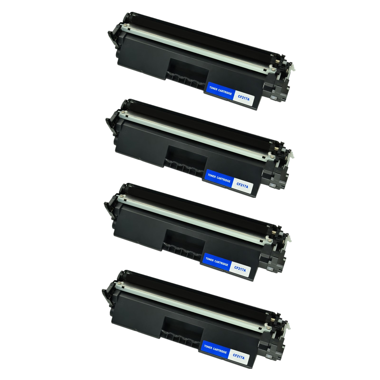 4 Cartouche Laser Compatible HP 17A (CF217A) Avec Puce Noir