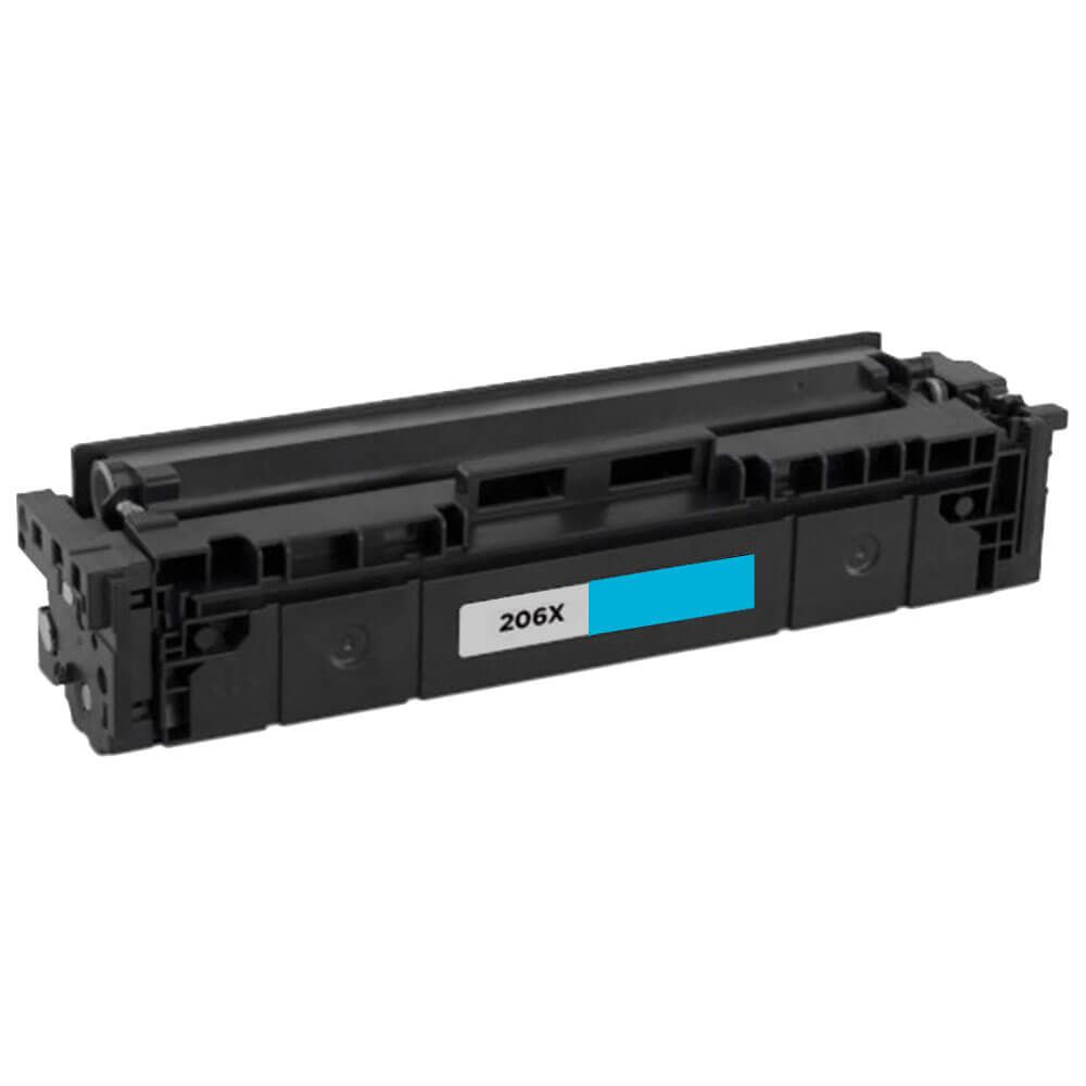 Toner Cartridge Compatible HP 206X (W2111X) Cyan WITH CHIP
