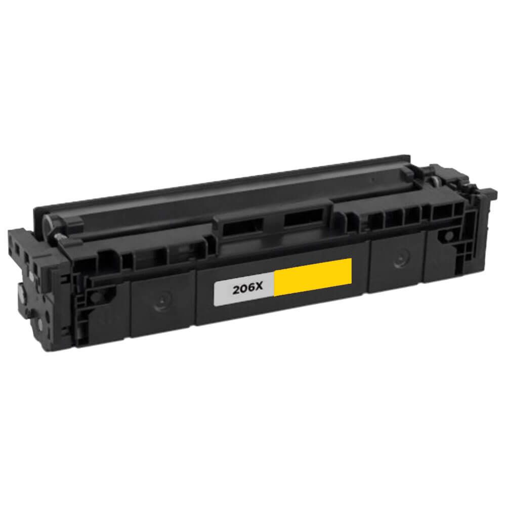 Toner Cartridge Compatible HP 206X (W2112X) Yellow WITH CHIP
