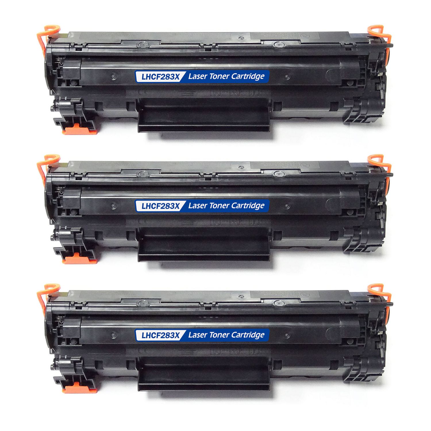 3 Toner Cartridge Compatible HP 83X (CF283X) Black