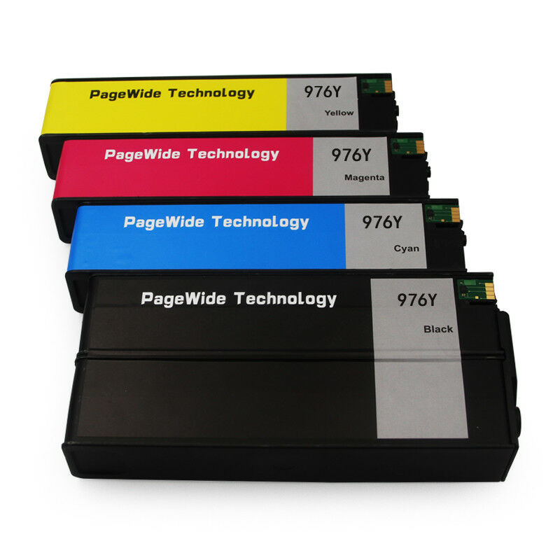 4 Ink Cartridge Compatible HP 976Y (L0R08A L0R05A L0R06A L0R07A) CMYK 