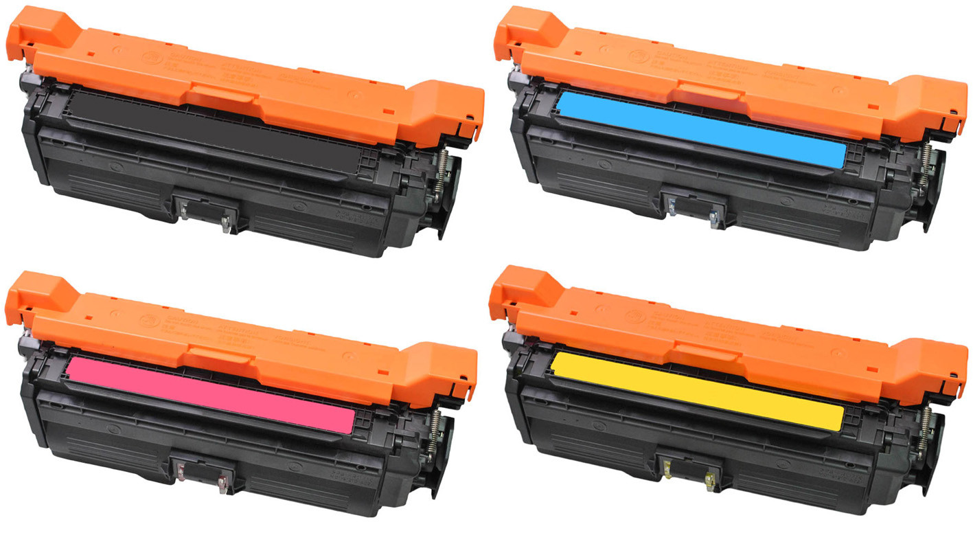 4 Cartouche Laser Compatible HP 646X 646A CE264X CF031A CF032A CF033A