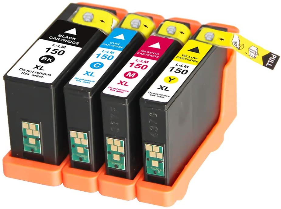 4 Ink Cartridge Compatible Lexmark 150XL (CMYK) 