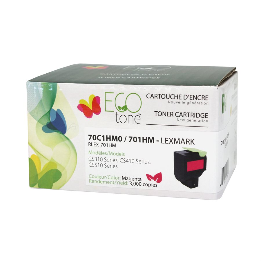 Cartouche Laser Compatible Lexmark 701HM (70C1HM0) Magenta