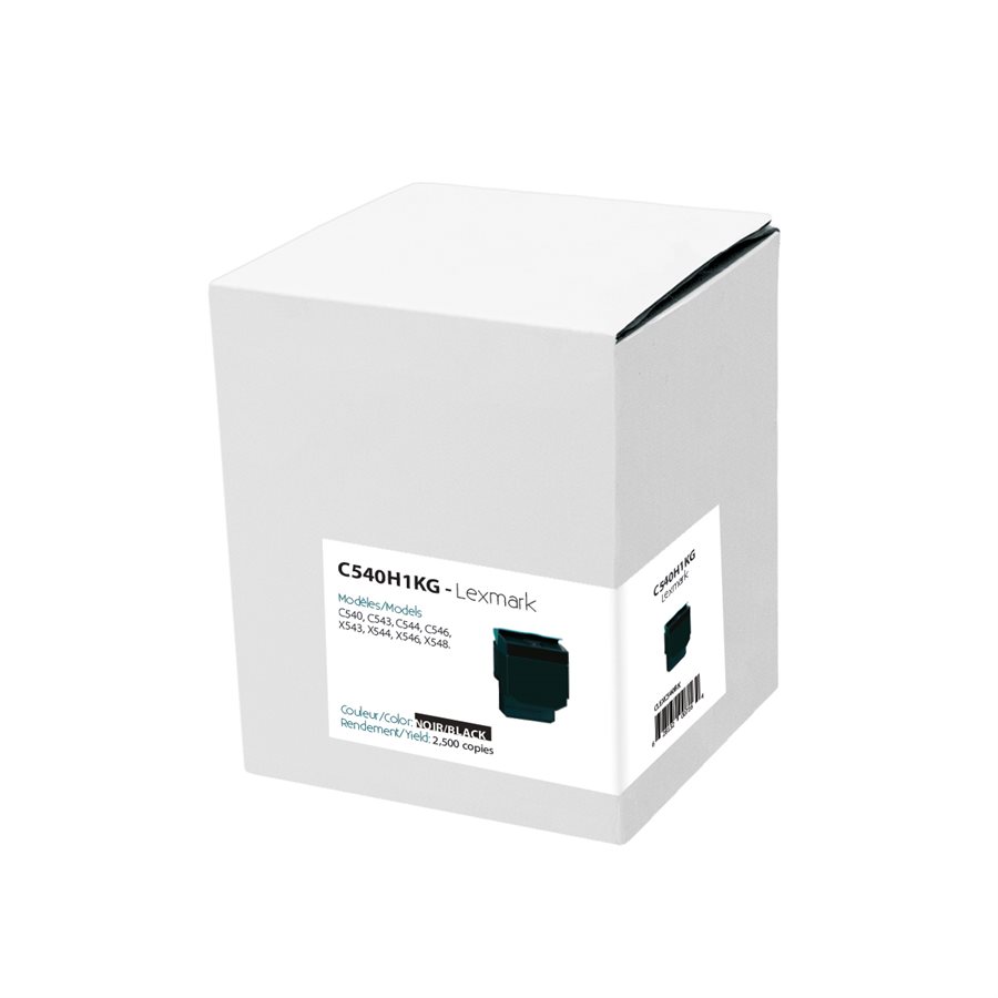 Toner Cartridge Compatible Lexmark C540H2KG (C540) Black