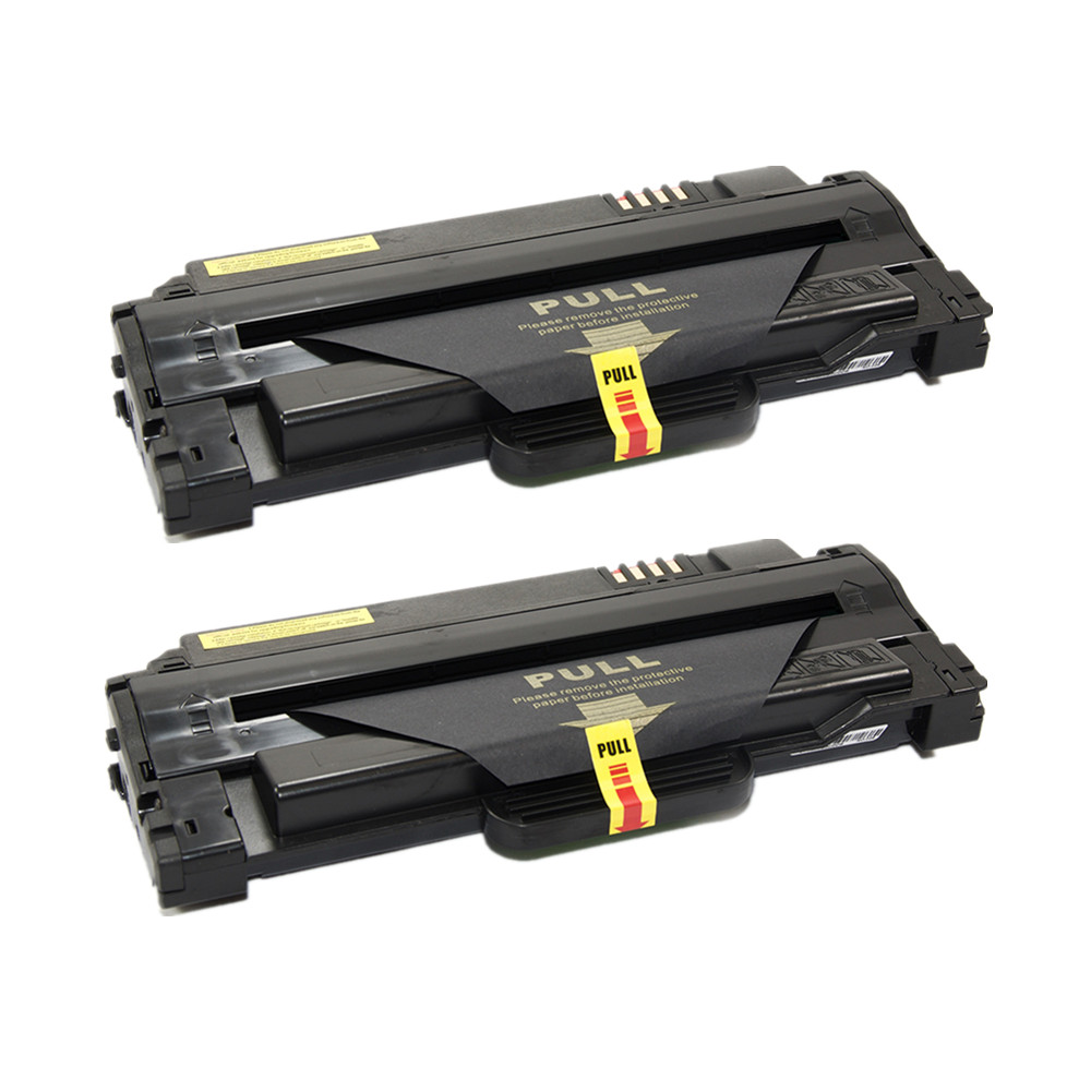 2 Cartouche Laser Compatible Samsung MLT-D105L (D105L) Noir