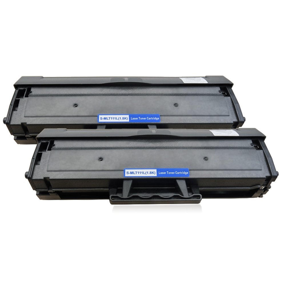 2 Cartouche Laser Compatible Samsung MLT-D111L (D111L) Noir
