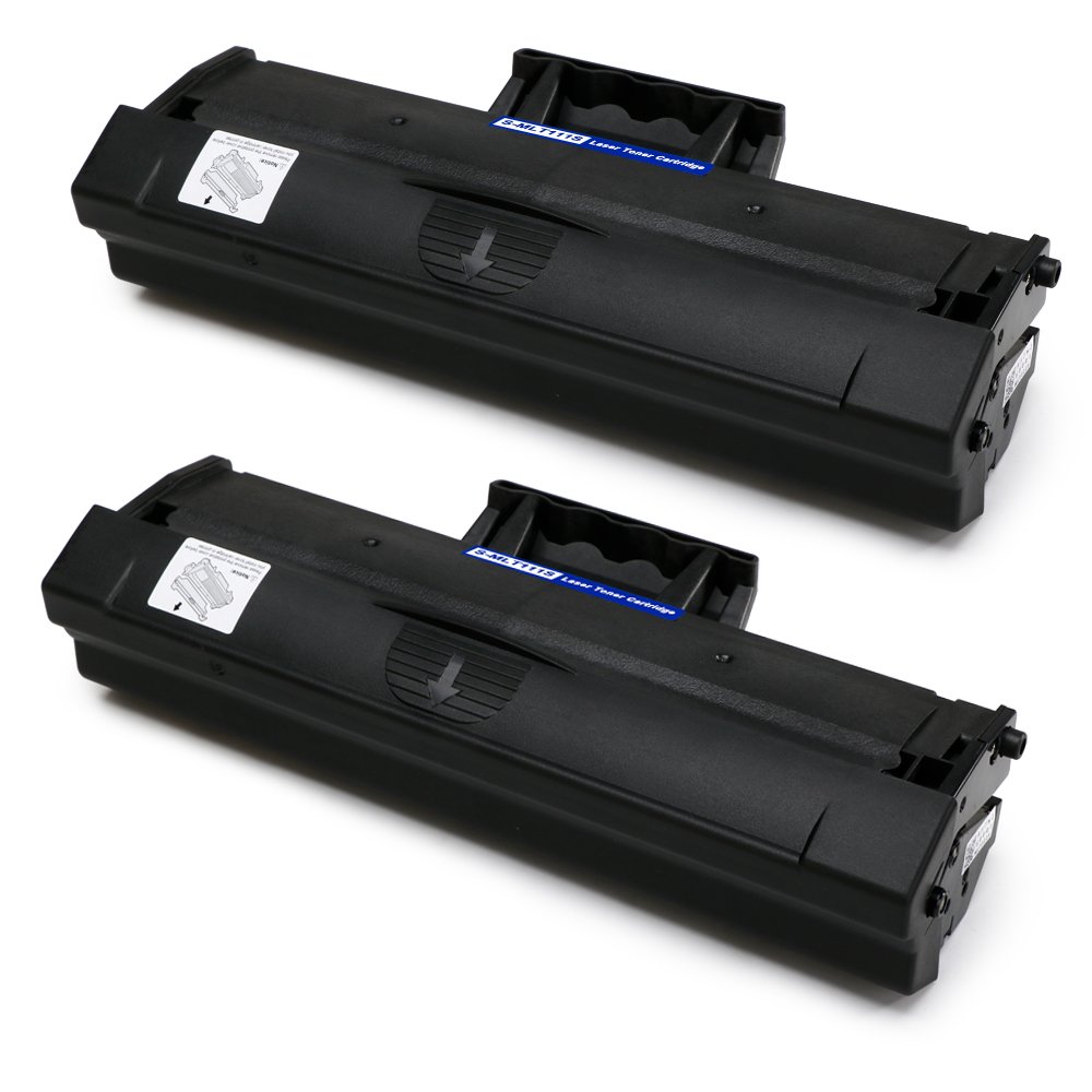 2 Toner Cartridge Compatible Samsung MLT-D111S (D111S) Black